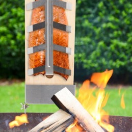 Daugkartinės liepsnos lentos, buko mediena, 2 vnt