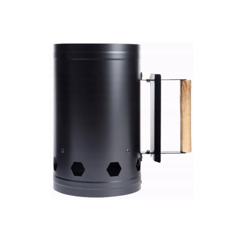 Kaminas šašlykinei uždegti, laužas, medinė rankena