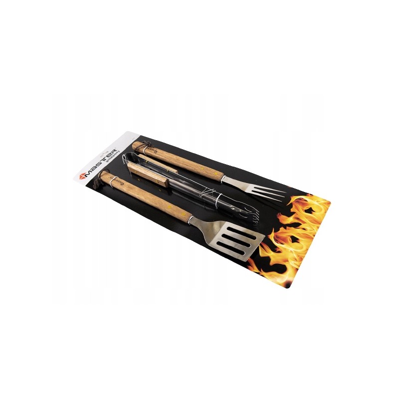 3 dalių pagrindinio grilio priedų rinkinys