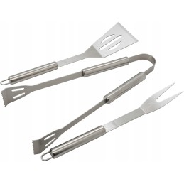 Grilio įrankių rinkinys su 3 lizdinėmis plokštelėmis
