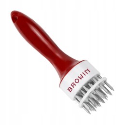 Mėsos auskarų skersmuo 5,5 cm rudas