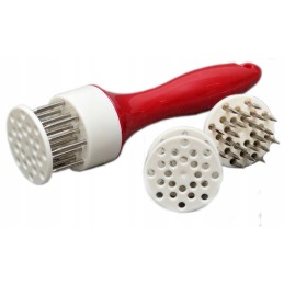 Mėsos auskarų skersmuo 5,5 cm rudas