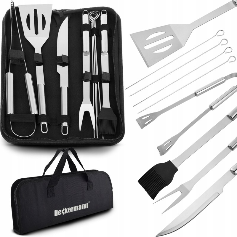 ️Nerūdijančio plieno grilio įrankiai