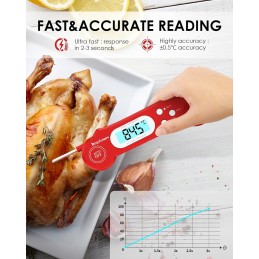 Grilio termometras su zondu, skaitmeninis momentinis skaitymas, LCD ekranas