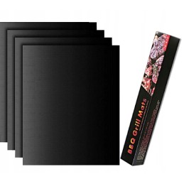 4 daugkartinio naudojimo tefloninių kepimo ir kepimo kilimėlių rinkinys