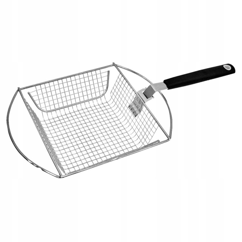 Krepšelis, grilio grotelės, nuimama rankena