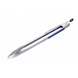 Nerūdijančio plieno kepsninės žnyplės su neslidžia rankena