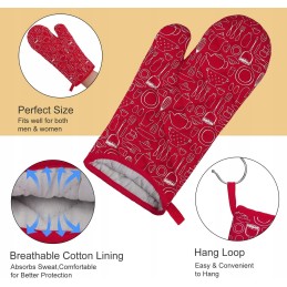 Apsauginė kepimo pirštinė, atspari karščiui iki 200 laipsnių