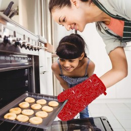 Apsauginė kepimo pirštinė, atspari karščiui iki 200 laipsnių