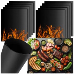 10x grilio kilimėlis Tefloninis kepimo padėklas griliui