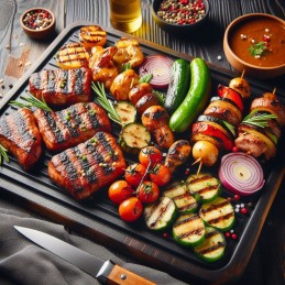 10x grilio kilimėlis Tefloninis kepimo padėklas griliui