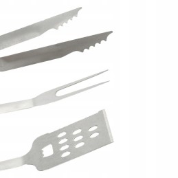 Indai kepsninės priedai kepsninėms žnyplėms mentelės šakučių komplektas