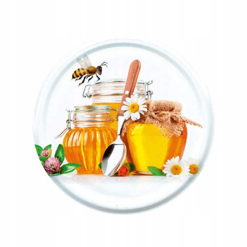 Fi82 kamšteliai medaus stiklainiams (50 vnt) - modelis nd46