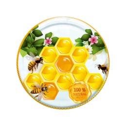 Fi82 kamšteliai medaus stiklainiams (50 vnt) - modelis nd51