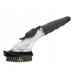 Plieninis šepetys, skysta poveržlė grilio grotelėms