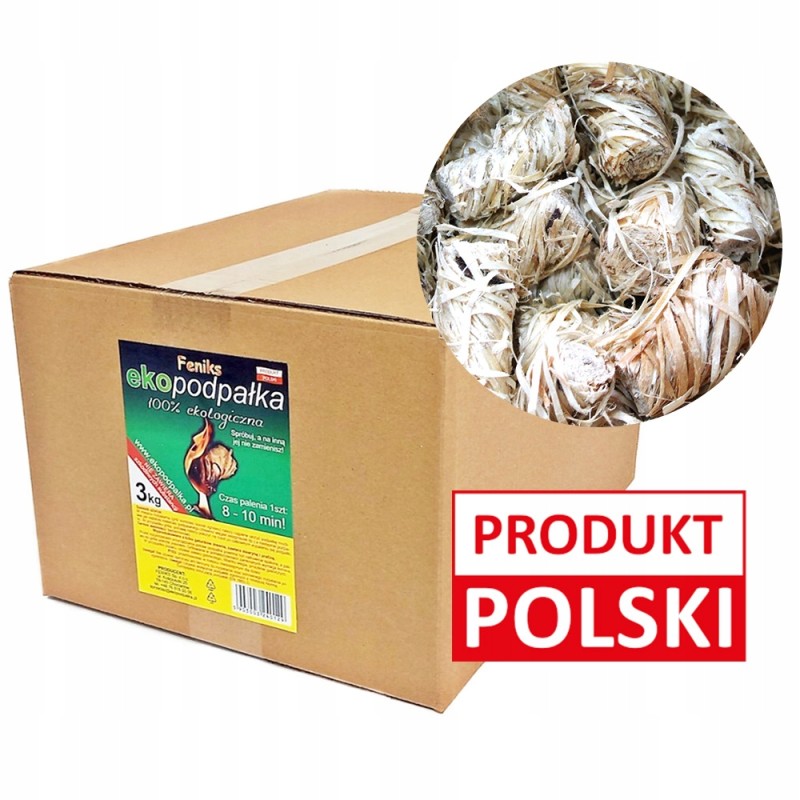 Židinio starteris 3kg feniksas | eko-žiebtuvėlis židiniams, kepsninėms