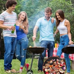 Grilio kilimėlis, daugkartinio naudojimo tefloninis bbq grilio padėklas, komplektas