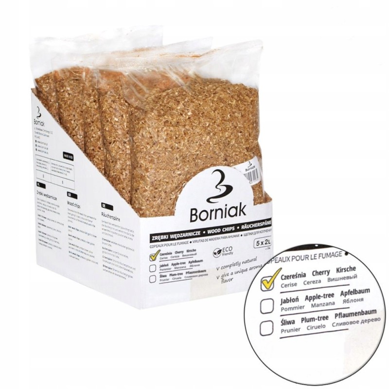 Zch10 - borniak rūkymo traškučiai - vyšnia 10l