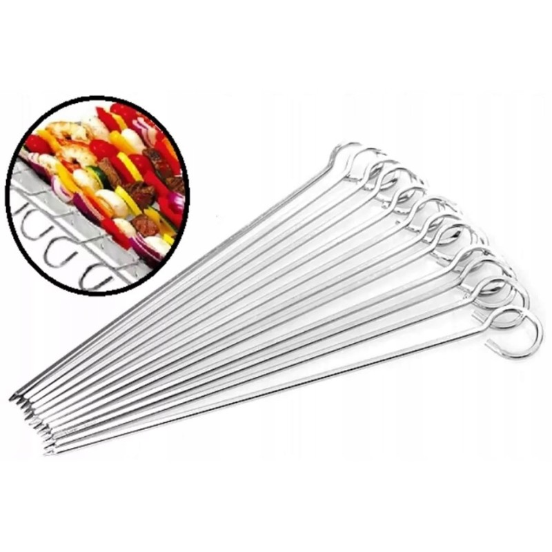 BBQ iešmeliai grilio iešmams, 30 cm, 12 vnt