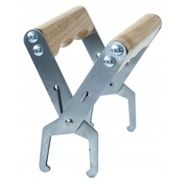 Kabliukas rėmams nuimti su medine rankena