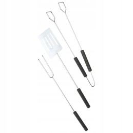 Kepsninės komplektas priedai indai žnyplės 3 vnt.