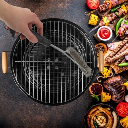 Grilio valymo šepetys, grotelių grandiklis