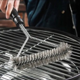 Grilio valymo šepetys, grotelių grandiklis