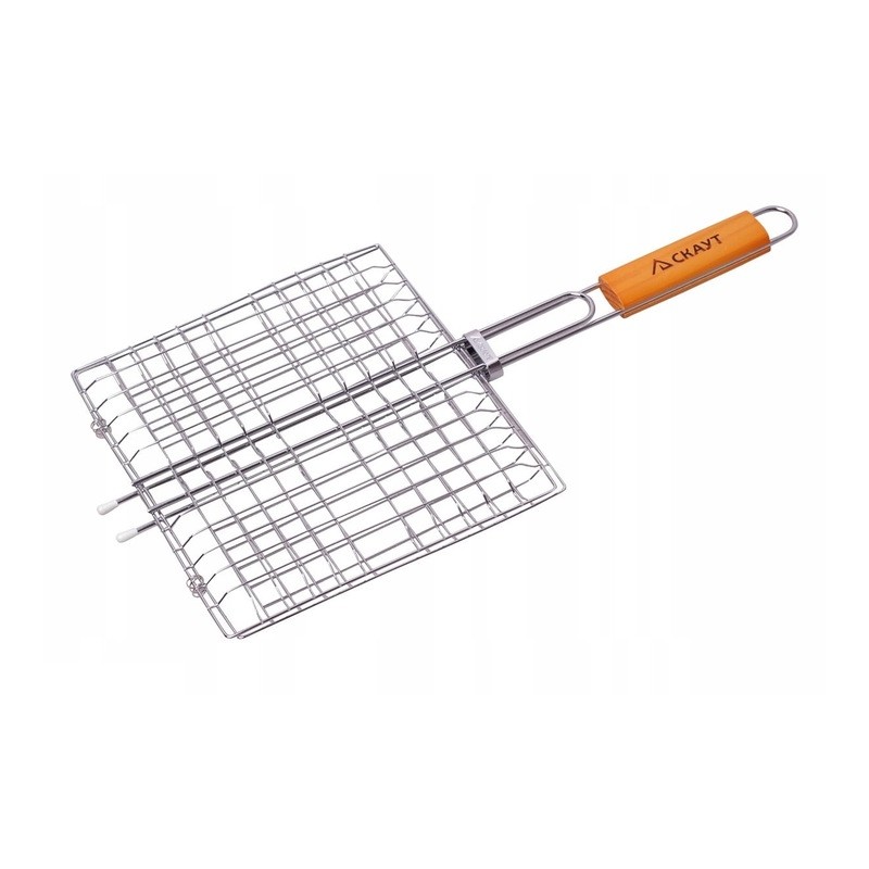 Grilis žuviai, kepsniams kepti, 27x24x2cm