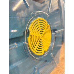 Skaidrus dangtelis su termometru, 1 skylė, dad10 / wlkp 12 - brctech