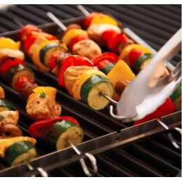 Metaliniai iešmeliai griliui, 5 vnt, 30 cm