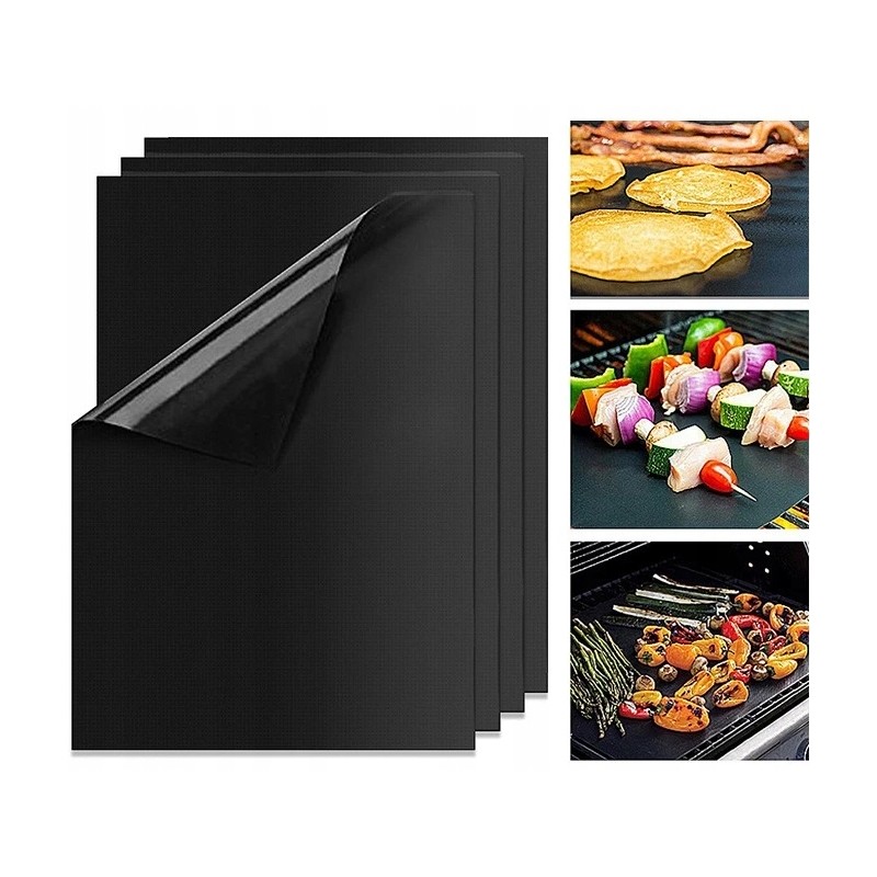 Tefloninis grilio kilimėlis, kepimo skarda x4