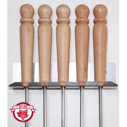 Nerūdijančio plieno laikiklis šakėms, stulpams, pakabai 5