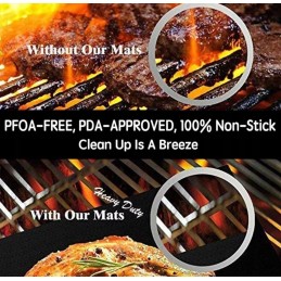 Daugkartinio naudojimo tefloninis grilio kilimėlis 40x33cm 5 vnt