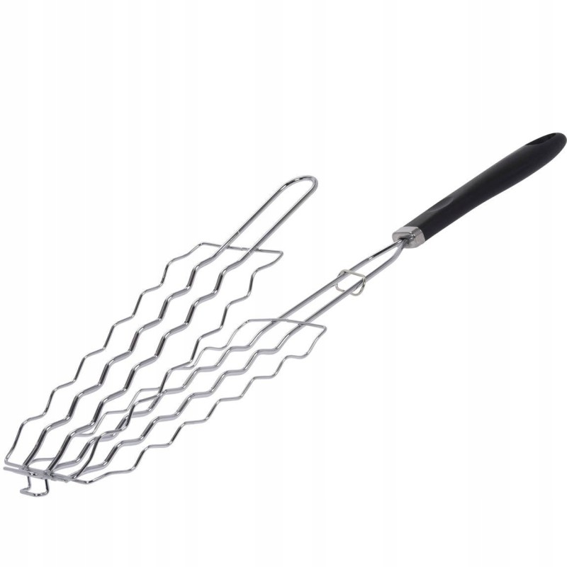 Funkcionalios pailgos grilio grotelės, chromuotos, 53 cm