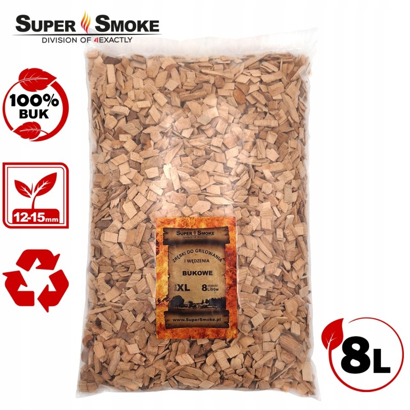 Super dūminės rūkyklos buko dydis xl 8 litrai