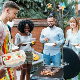 Tefloninis kilimėlis, didelis grilio padėklas, rinkinyje 3 vnt