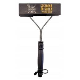 Vielinis šepetys ir grandiklis grilio grotelėms