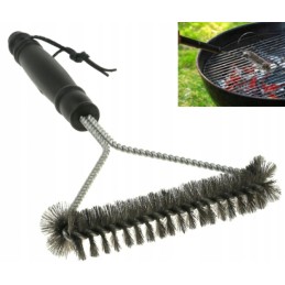 Šepetys ir vielos valiklis grilio grotelėms valyti