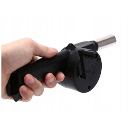 Blower for lighting a grill, fireplace, or campfire