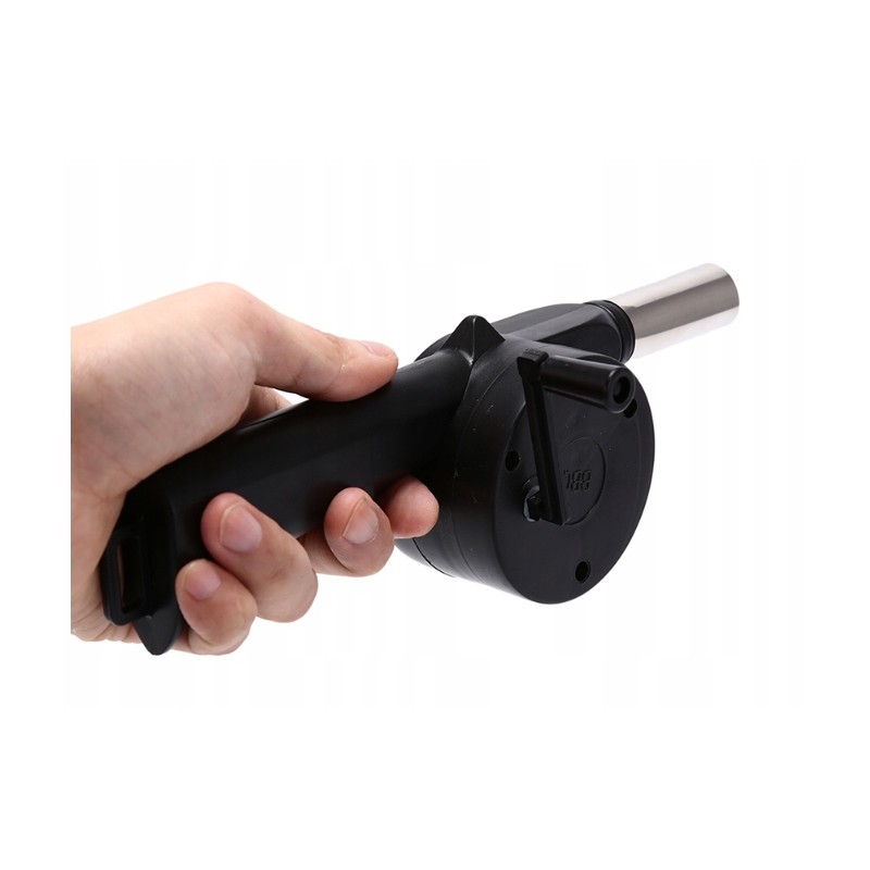 Blower for lighting a grill, fireplace, or campfire