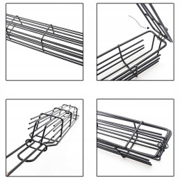 Grotelių krepšelis iešmams kepti, plieninis 3670