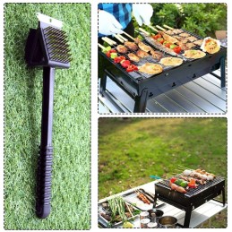 3in1 vielinių grotelių valymo šepetys