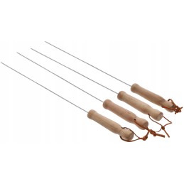 Adatinių iešmelių rinkinys iešmams kepti ant grotelių - 4 vnt