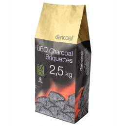 Dancoal medienos briketai, maišelis 2, 5 kg