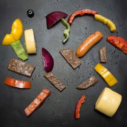 x tefloninis grilio kilimėlis, daugkartinio naudojimo grilio padėklas BBQ kepimui