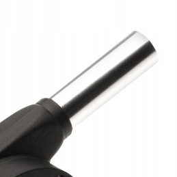Manual blower for lighting a grill, fireplace, or campfire