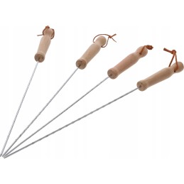 Adatinių iešmelių rinkinys iešmams kepti ant grotelių - 4 vnt