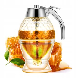 Medaus sirupo dozatorius dozatorius 240ml 15cm vafliai patogus