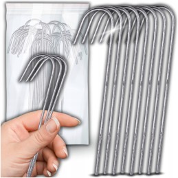 Metaliniai kaiščiai, kaiščiai, plieniniai inkarai agrotekstilei ir agrotekstilei tvirtinti