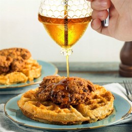 Medaus sirupo dozatorius dozatorius 240ml 15cm vafliai patogus